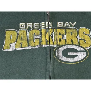 National Football League Team Apparel Green Bay Packers Women’s Full Zip Hoodie Sweatshirt M/L Green Fan Apparel thumbnail 15