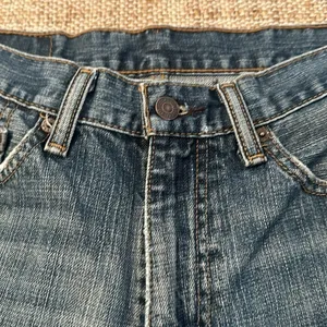 Levi's 501 Denim Jean Shorts Cut Off Blue Size 29 thumbnail 3