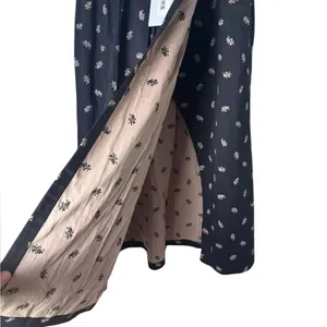 Hill House the Krista Skirt in black floral jacquard XS NWT thumbnail 4
