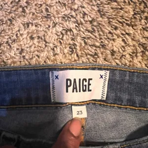 PAIGE Women's Blue Skinny Jeans Distressed Ripped‎ Pockets Size 23 thumbnail 2