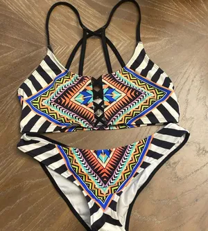Victoria’s Secret tribal print bikini thumbnail 1