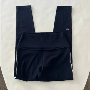 Splits59 Amber Airweight High Waist 7/8 Legging in Indigo Blue White L $128 thumbnail 5