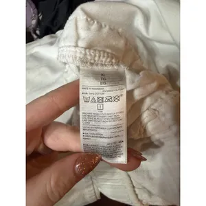 Old Navy White 100% Cotton Shorts Size XL Womens Pull On Elastic Casual Summer thumbnail 5