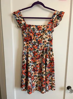 SheIn Floral sun dress thumbnail 1