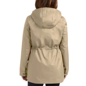 Hunter Original Khaki Smock Water‎ Resistant Hooded Rain Jacket NEW thumbnail 3