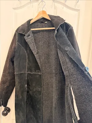 Vintage D’ Carlo y2k vintage suede leather duster coat gothic thumbnail 11