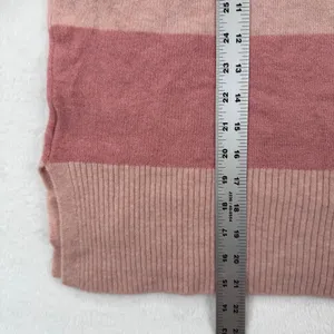 J.CREW Womens Striped Pink Alpaca Wool Blend Turtleneck Sweater Size S‎ thumbnail 4