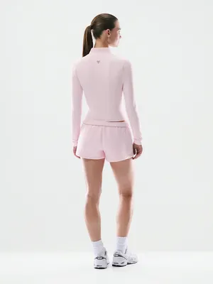 Aritzia Golden Butter Limit Zip Up Size XS Athletic Yoga Hiking Baby Pink thumbnail 2
