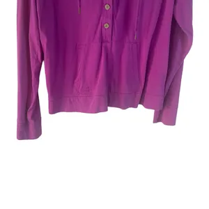 Lauren Ralph Lauren Women's Size Large Purple‎ Pink Half Button Light Sweater thumbnail 3