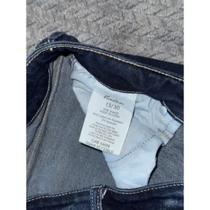 KanCan High Rise‎ Flare Jeans Dark Wash Button Fly Frayed Hem Size 30 thumbnail 5