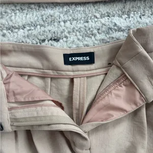 Khaki Express cropped blazer co-ord set (altered for petite height) thumbnail 9