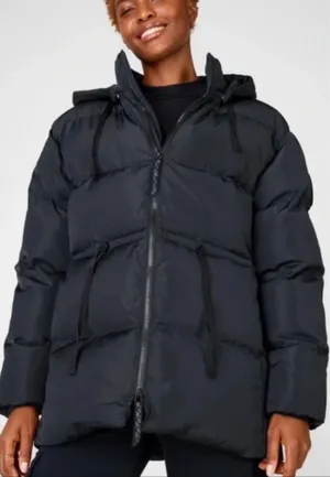 Fabletics Black Puffer Jacket thumbnail 1