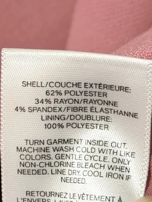 NEW Express Pink Double Breasted Gold Button Blazer Size 14 Jacket NWT Stretch thumbnail 8