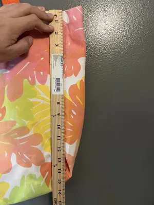 La Blanca Tote Bag Womens One Size Orange Pink Yellow Tropical Leaf Beach Purse thumbnail 4