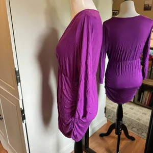 Motherhood Maternity Large Purple Top thumbnail 2