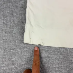 Peck‎ & Peck Skirt Womens 8 White Twill Pencil Short Pockets Anthropologie thumbnail 7