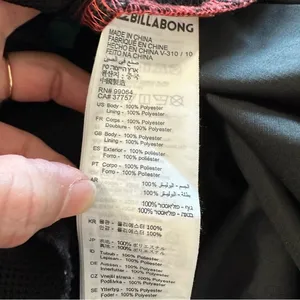 Billabong women's oversized size small half zip windbreaker thumbnail 5