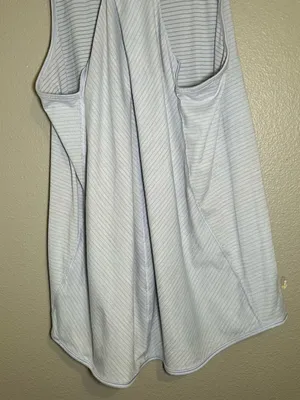 Lululemon Essential Striped Pleated Racerback Athletic Tank Top Women’s Size 6 thumbnail 4