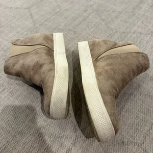 Very G Taupe Hidden Wedge Slip On Sneaker Booties Women’s 9 thumbnail 5