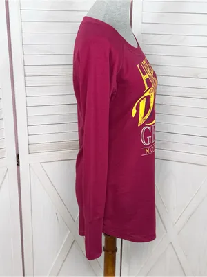 Harley Davidson‎ Barnett El Paso Tx French Terry Tee Shirt Long Sleeve Red Small thumbnail 3