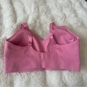 Puma Women's Vibrant Pink Sports Bra thumbnail 2