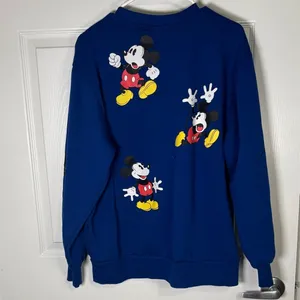 Disney Mickey Mouse Blue Sweatshirt Mickey & Friends Graphic Pullover Size S thumbnail 3