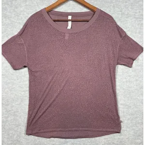 Lululemon Women's T-Shirt Size 4 Between Moments Semi-Sheer Athletic‎ thumbnail 1