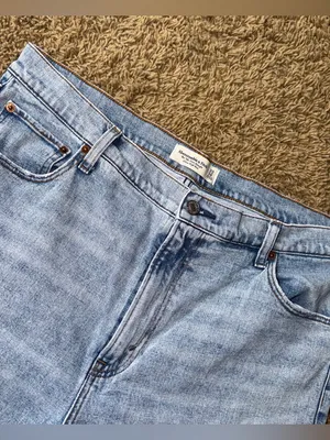 Women’s Abercrombie & Fitch 90’s Slim Straight Jeans Size 33/16 thumbnail 5