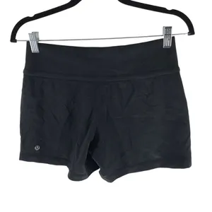 Lululemon Womens Shorts Athletic Drawstring Black 4? thumbnail 3