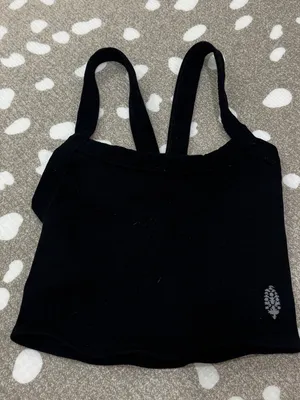 FP Movement All Clear ribbed cami tank top cropped logo scoop neck free people thumbnail 2