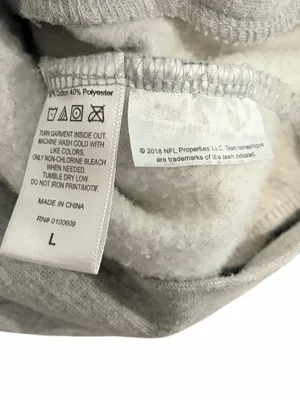 Gray San Francisco 49ers Lace-Side Hooded Sweater size Large Junk Food thumbnail 3