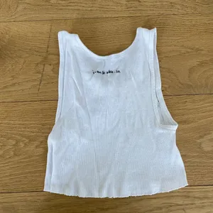 IAMKOKO LA Cropped Tank Top with Melrose Graphic in White thumbnail 2