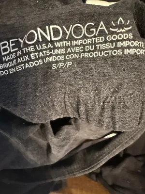 Beyond Yoga Black V-Neck Midi Tank Dress thumbnail 3