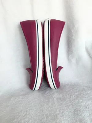 Crocs Womens Crocs Flats Pink Purple Ballet Shoes Hospital Size 6 thumbnail 7