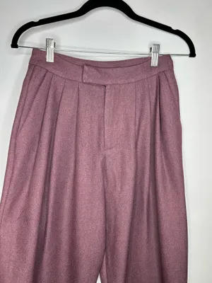 NWT Commense Straight Leg High Waist pleated pants size XS thumbnail 2