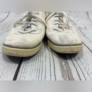 Worn UGG Hally Canvas Sneakers Shoes Lining Textile Sheepskin thumbnail 5