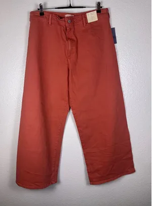 Universal Thread High-Rise Sailor Wide‎ Leg Pants Red Orange 16 New thumbnail 1