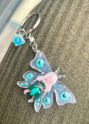 Fairy Keychain Blue thumbnail 1