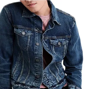 NWOT American Eagle Denim Crop Jean Jacket thumbnail 1