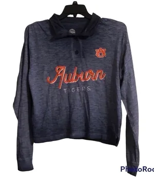 Rivalry Threads Auburn Tigers Long Sleeve Crop Sweatshirt NWT thumbnail 1