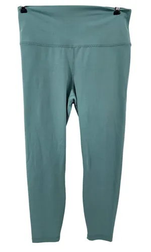 Yogalicious Lux Leggings Womens XL Sage Green High Waist 7/8 Ankle Activewear thumbnail 1