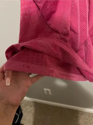 Women's Hot Pink Lululemon Racerback Tank Top thumbnail 4
