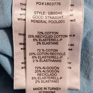 Good American Blue Straight Leg Ankle Jeans Size 12 High Rise Premium Denim thumbnail 7
