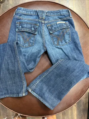 William Rast Women's Straight-Leg Jeans in Medium Blue Wash 98% cotton! thumbnail 2