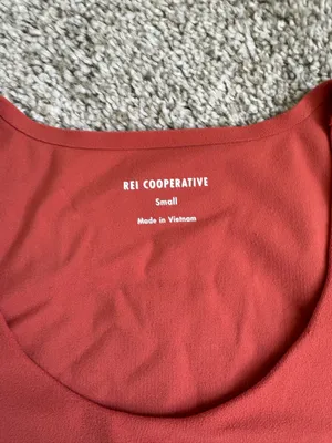 REI Orange High Neck Sports Bra thumbnail 2