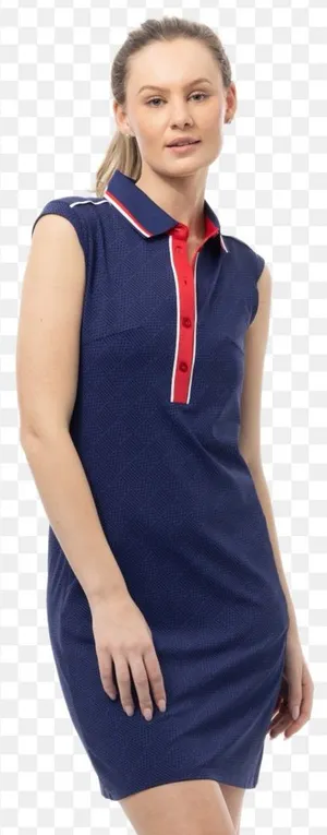 SANSOLEIL Navy Blue Sleeveless Golf Tennis Dress thumbnail 1