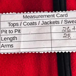 Susan Graver Fleece Vest‎ Red 2X thumbnail 6