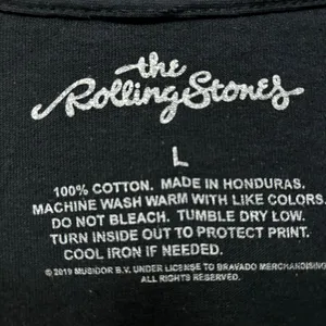 The Stones in Concert the Rolling Stones Hot Lips Womens Rock Tee L thumbnail 4