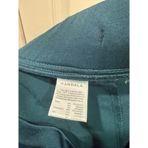 MANDALA Teal Scrub Pants Jogger Fit Woven w Equa-Tek Technology Size‎ Small Tall thumbnail 6