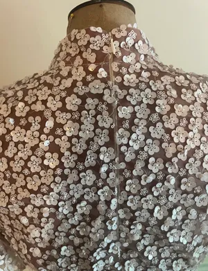 Queen of Sparkles Sequin Lace Dress thumbnail 4